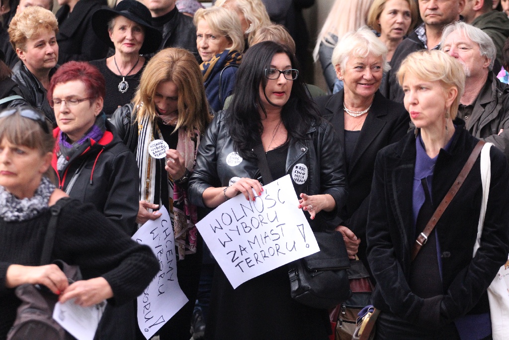 Legniczanki protestowały przeciwko zaostrzeniu ustawy aborcyjnej