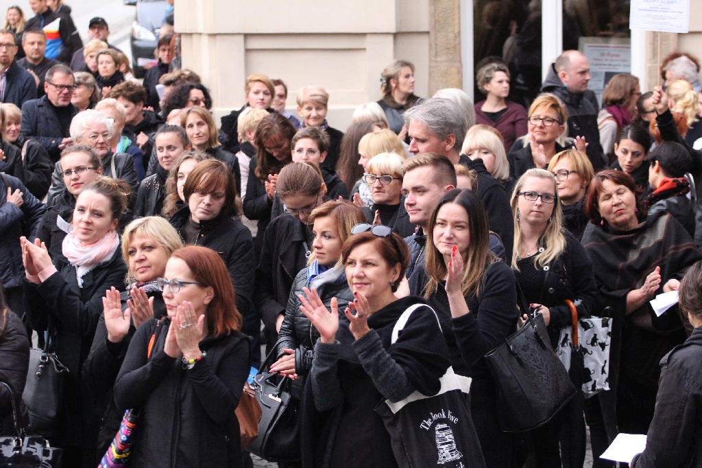Legniczanki protestowały przeciwko zaostrzeniu ustawy aborcyjnej