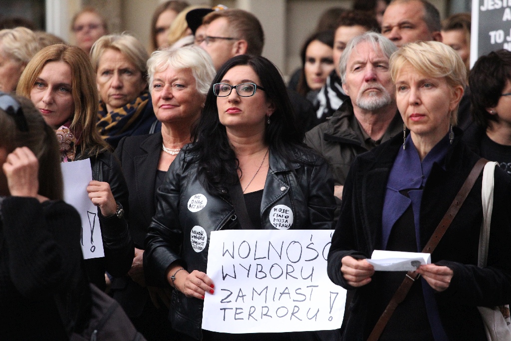 Legniczanki protestowały przeciwko zaostrzeniu ustawy aborcyjnej