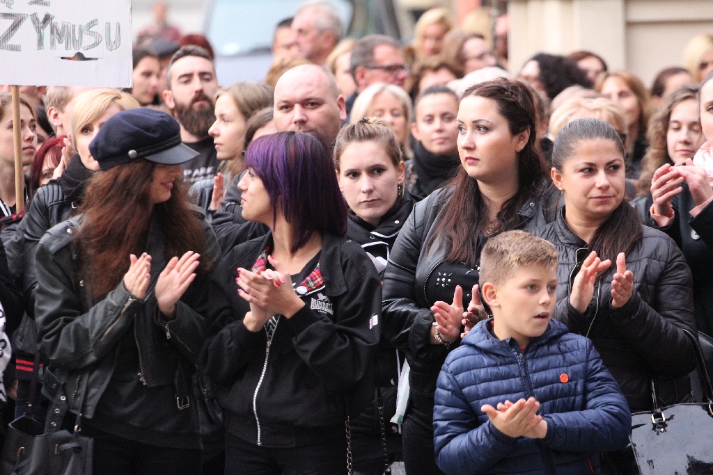 Legniczanki protestowały przeciwko zaostrzeniu ustawy aborcyjnej