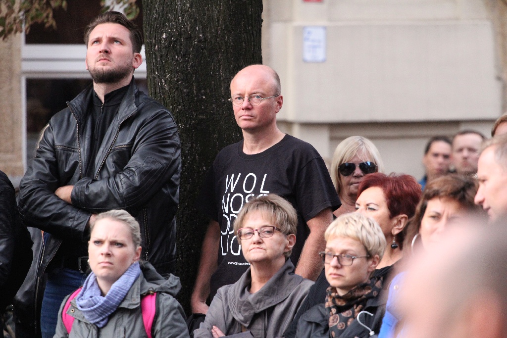 Legniczanki protestowały przeciwko zaostrzeniu ustawy aborcyjnej