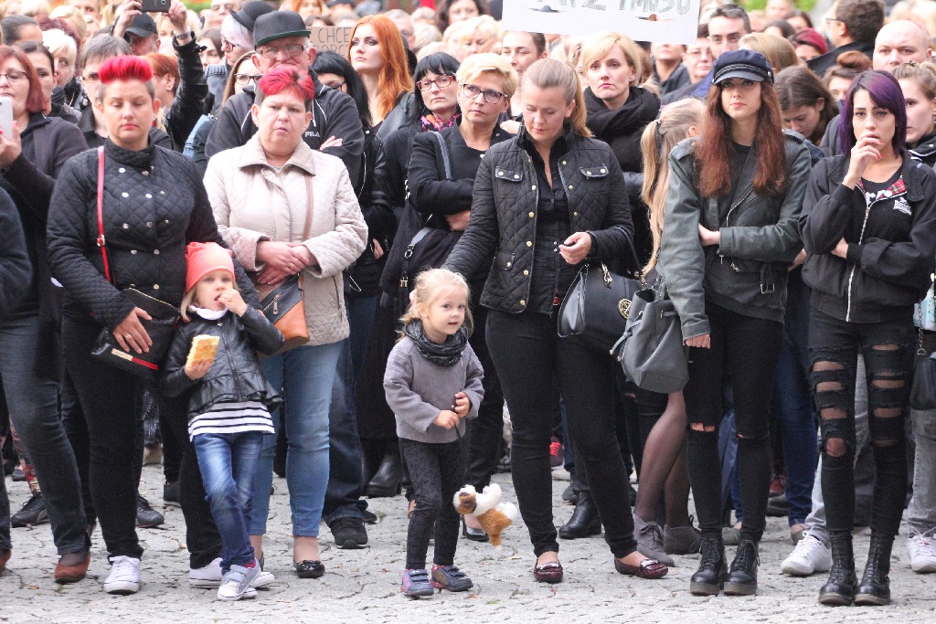 Legniczanki protestowały przeciwko zaostrzeniu ustawy aborcyjnej