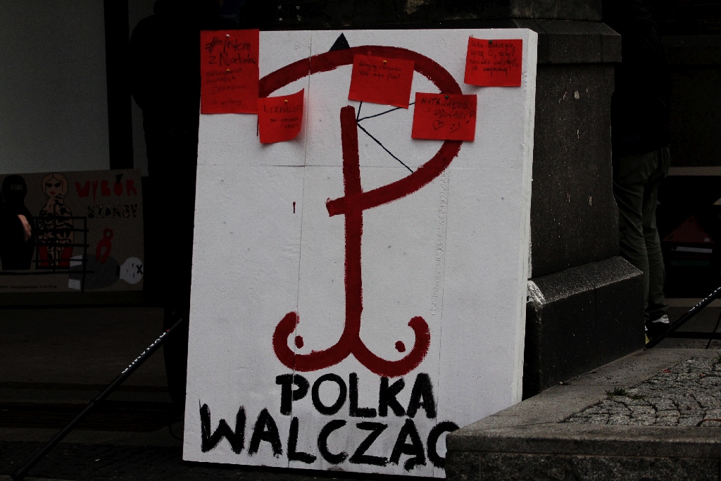 Legnica dołączyła do czarnego protestu w obronie praw kobiet