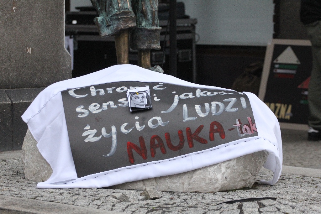 Legnica dołączyła do czarnego protestu w obronie praw kobiet