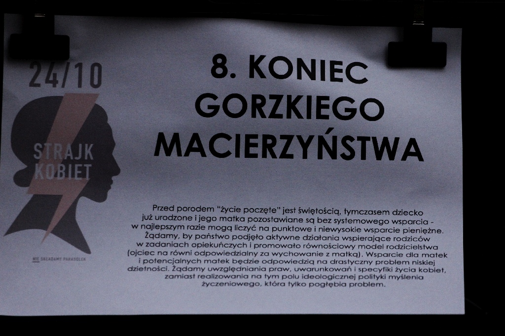 Legnica dołączyła do czarnego protestu w obronie praw kobiet