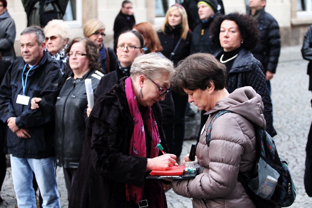 Legnica dołączyła do czarnego protestu w obronie praw kobiet