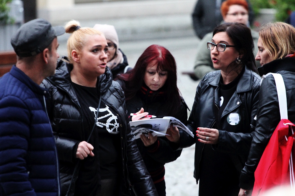 Legnica dołączyła do czarnego protestu w obronie praw kobiet