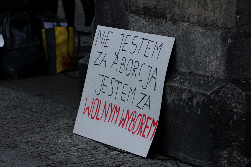 Legnica dołączyła do czarnego protestu w obronie praw kobiet