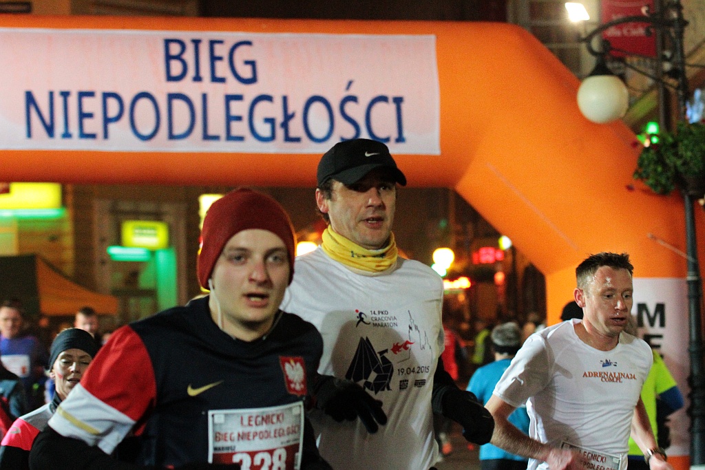 Blisko czterysta osób pobiegło w Biegu Niepodległości