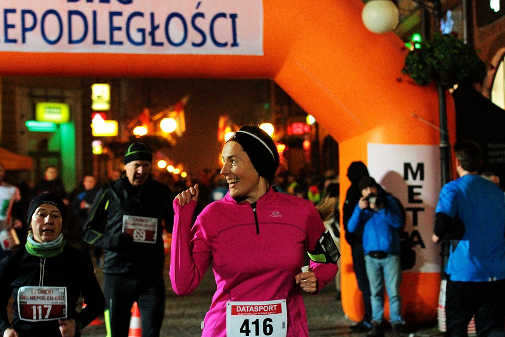Blisko czterysta osób pobiegło w Biegu Niepodległości