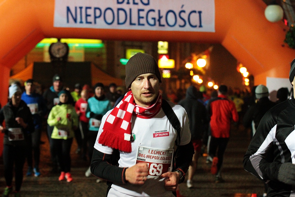 Blisko czterysta osób pobiegło w Biegu Niepodległości