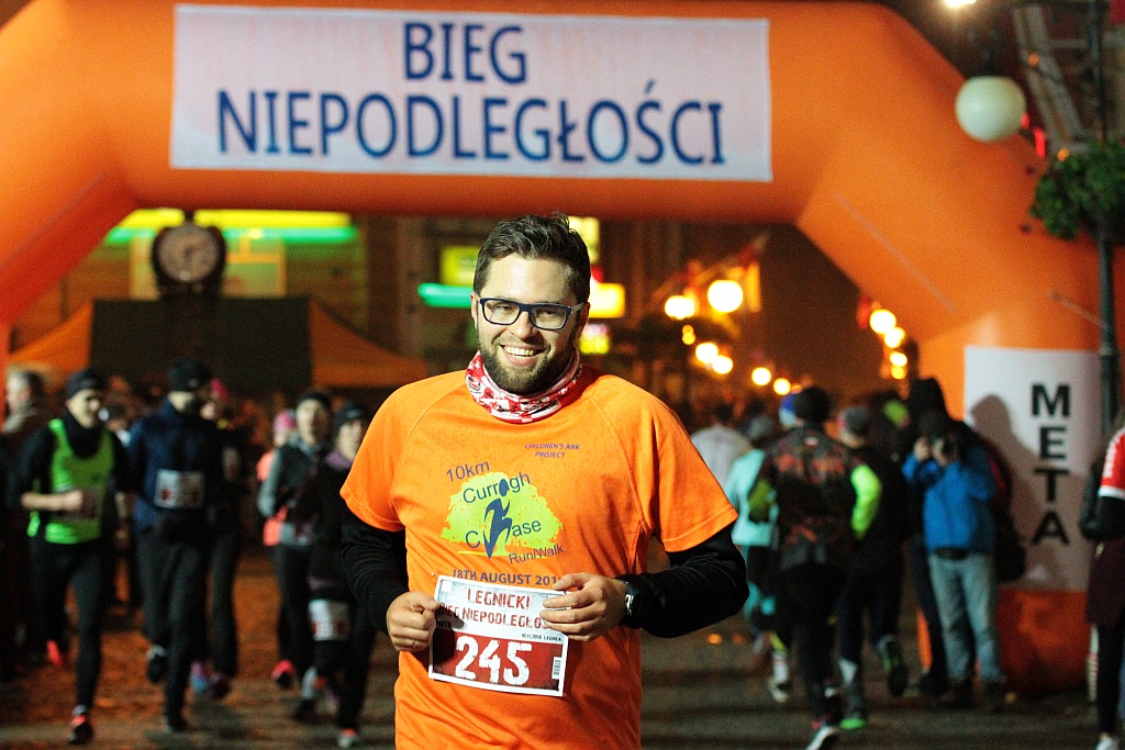Blisko czterysta osób pobiegło w Biegu Niepodległości