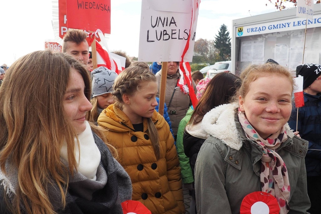 W Legnickim Polu odbył się uroczysty Marsz Niepodległości