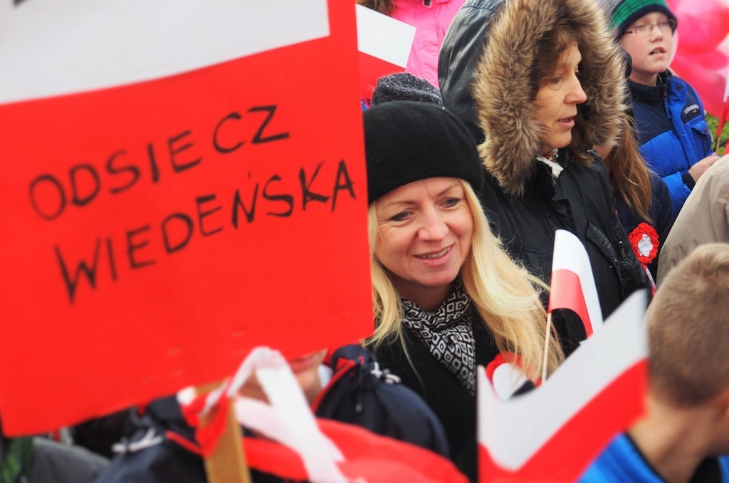 W Legnickim Polu odbył się uroczysty Marsz Niepodległości