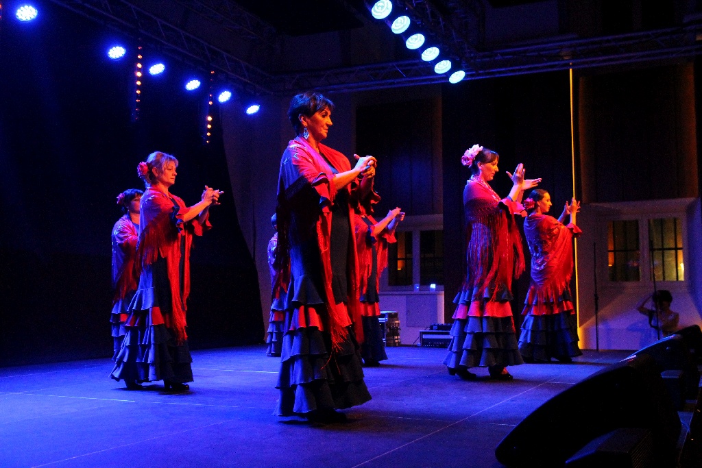 Pełna widownia na pokazie tańca flamenco w Sali Maneżowej