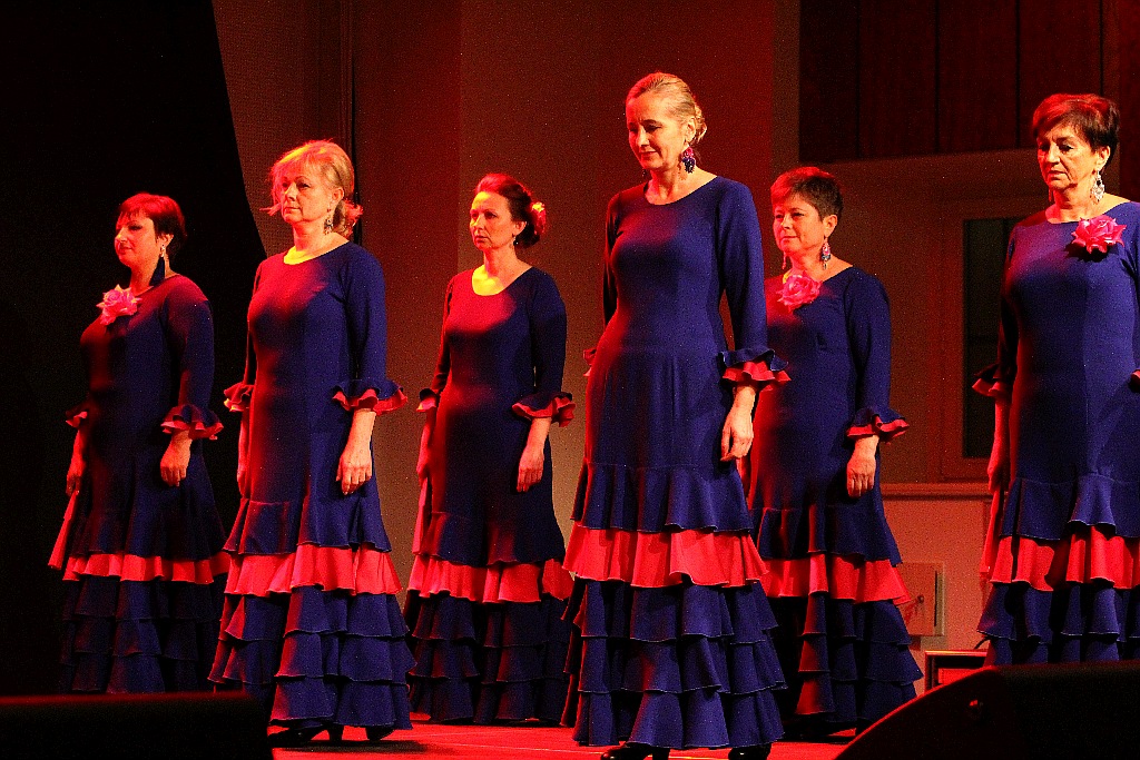 Pełna widownia na pokazie tańca flamenco w Sali Maneżowej