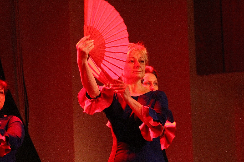 Pełna widownia na pokazie tańca flamenco w Sali Maneżowej