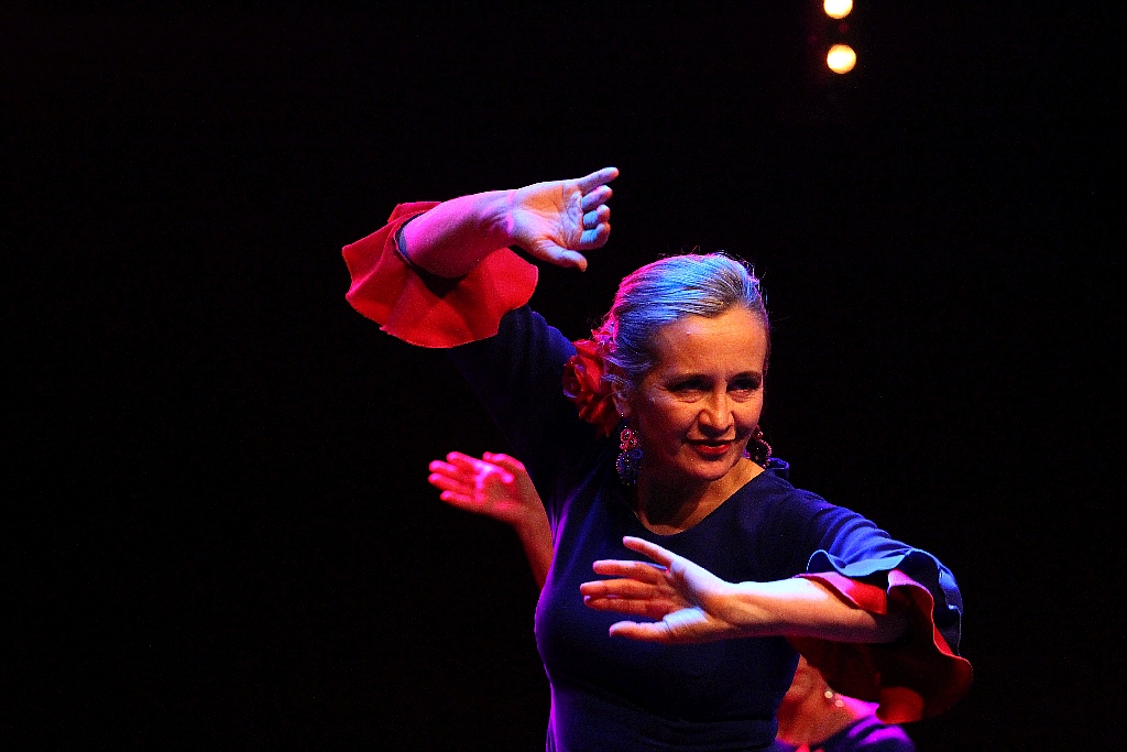 Pełna widownia na pokazie tańca flamenco w Sali Maneżowej