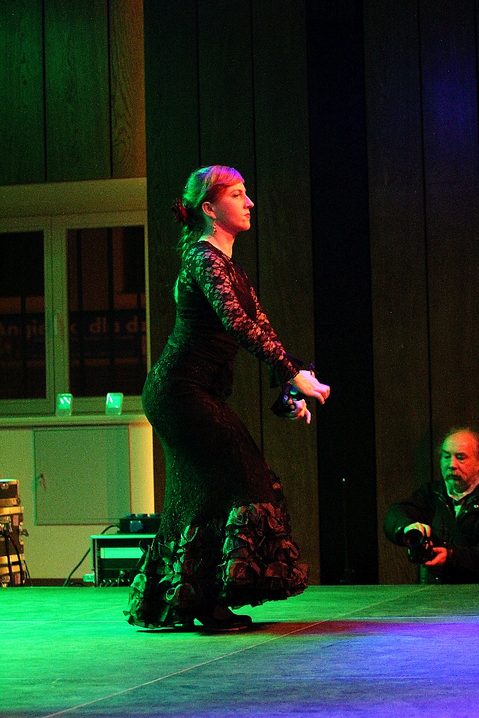 Pełna widownia na pokazie tańca flamenco w Sali Maneżowej