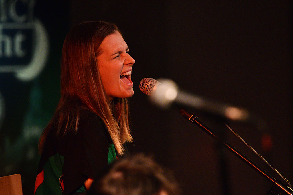 Natalia Grosiak, liderka Mikromusic wystąpiła w akademiku