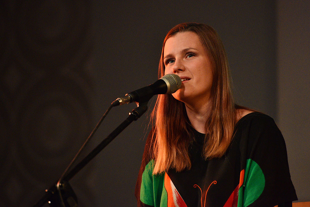 Natalia Grosiak, liderka Mikromusic wystąpiła w akademiku