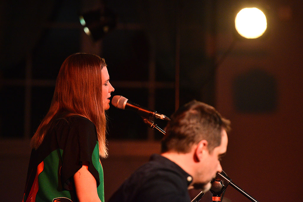 Natalia Grosiak, liderka Mikromusic wystąpiła w akademiku