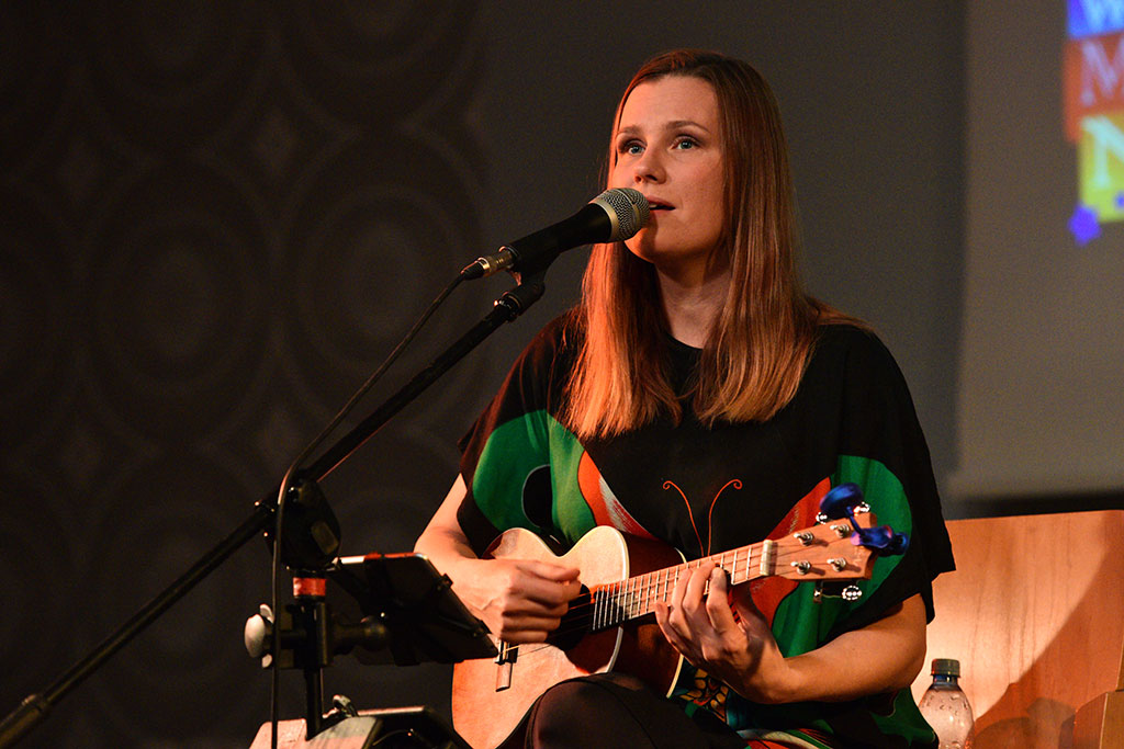 Natalia Grosiak, liderka Mikromusic wystąpiła w akademiku