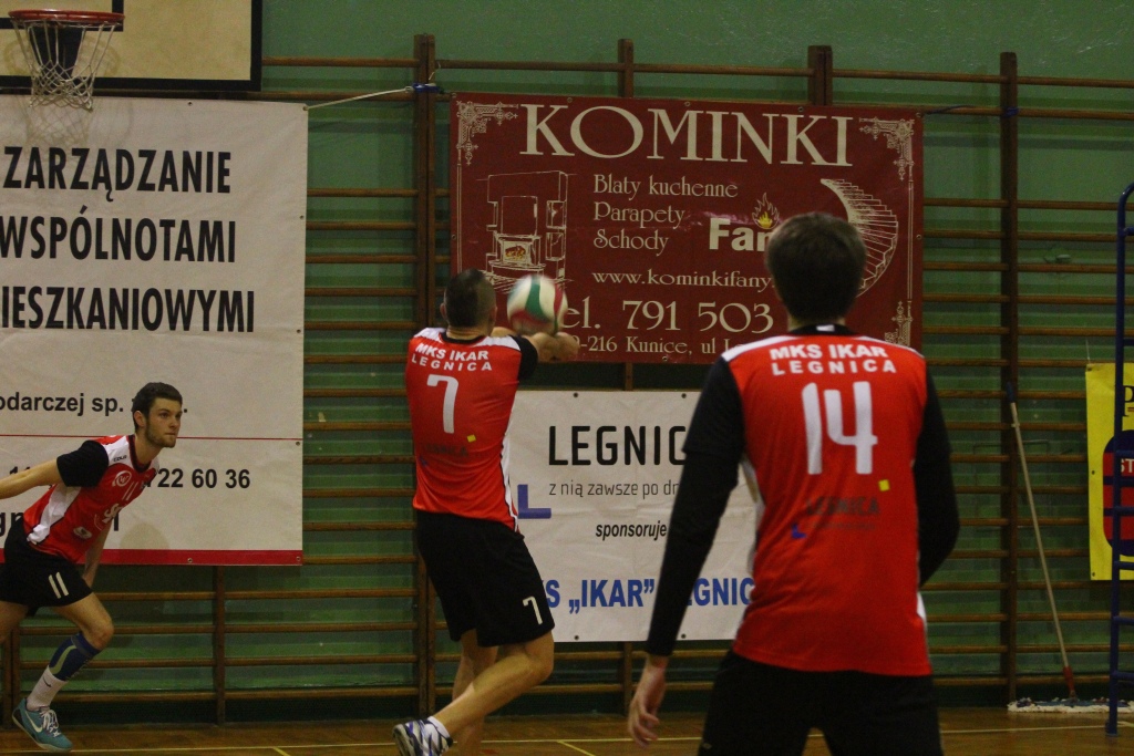 Siatkarze Ikara pokonali przy Głogowskiej Sudety Kamienna Góra
