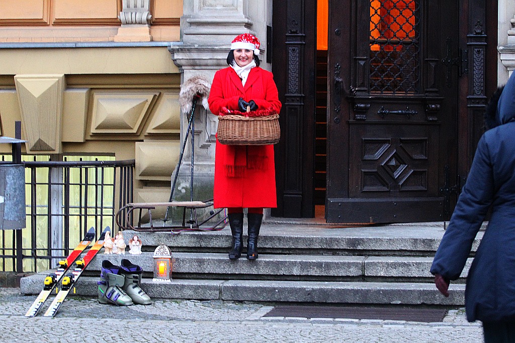 Święty Mikołaj w I Liceum i Gimnazjum TWP w Legnicy