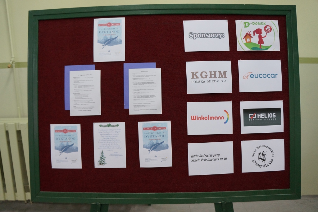 W Szkole Podstawowej nr 16 odbyło się XIII Legnickie Dyktando.