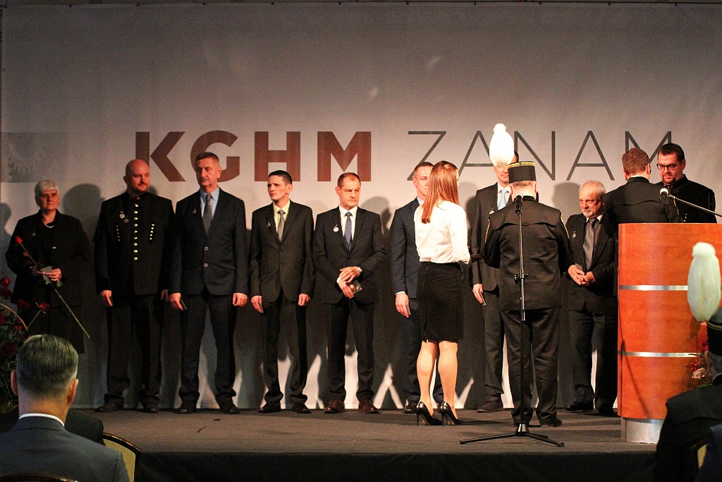 Pracownicy KGHM Zanam zostali odznaczeni z okazji Barbórki