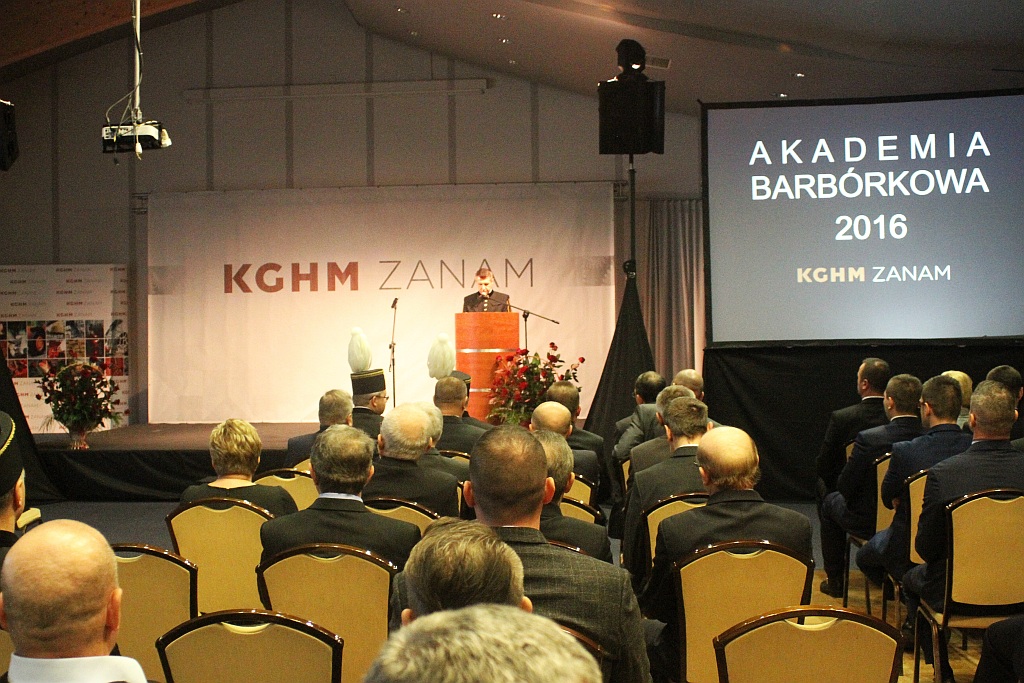 Pracownicy KGHM Zanam zostali odznaczeni z okazji Barbórki
