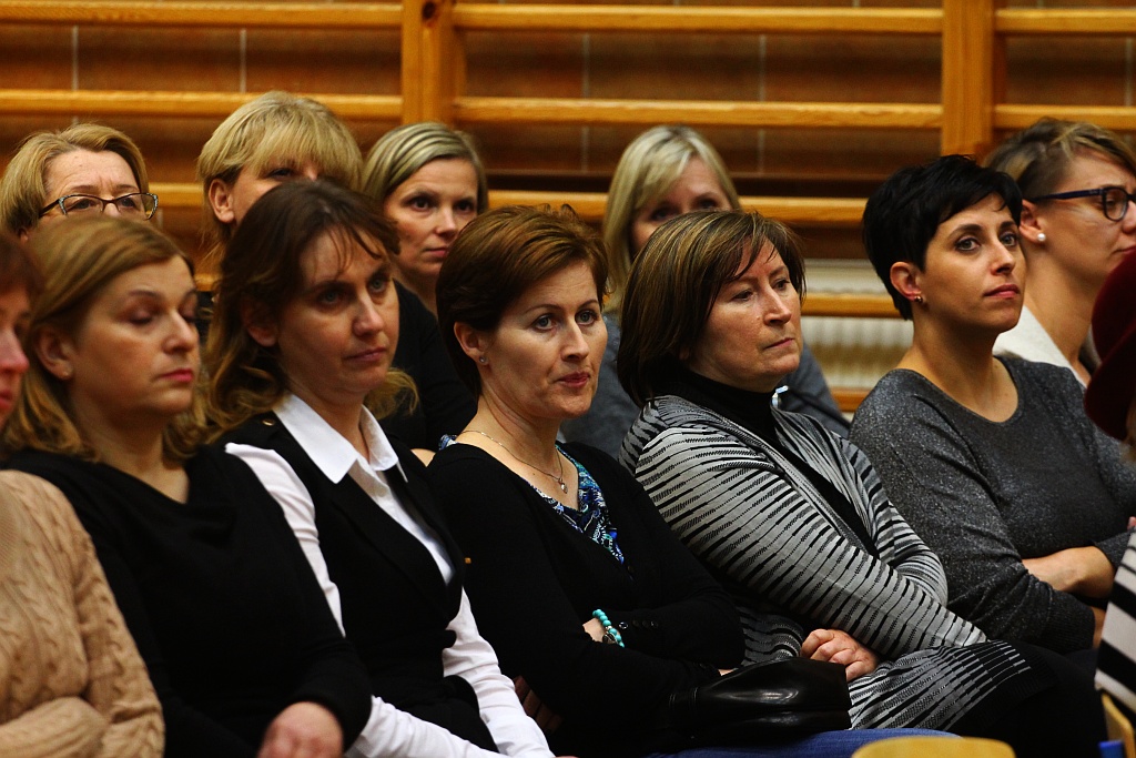 Kurator spotkał się z rodzicami i nauczycielami w Gimnazjum nr 5