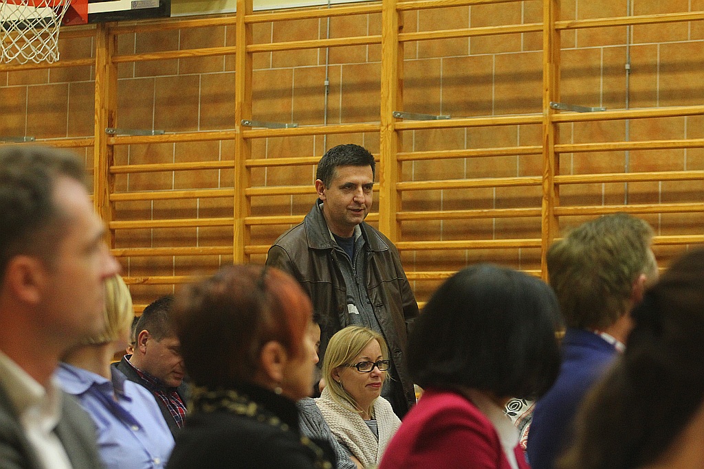 Kurator spotkał się z rodzicami i nauczycielami w Gimnazjum nr 5