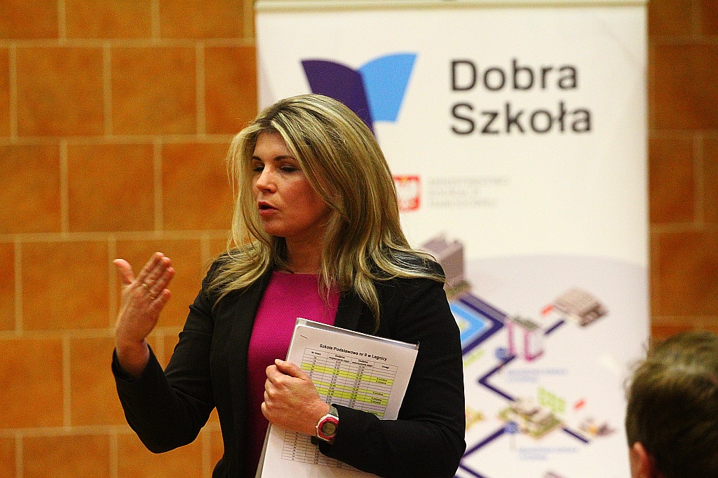 Kurator spotkał się z rodzicami i nauczycielami w Gimnazjum nr 5