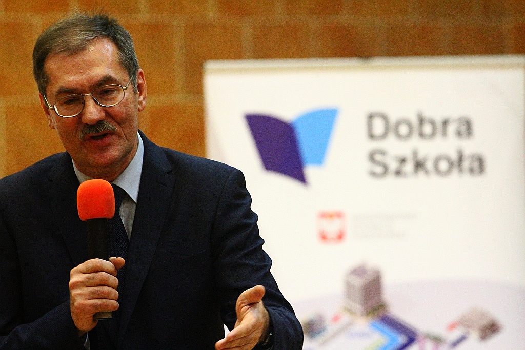 Kurator spotkał się z rodzicami i nauczycielami w Gimnazjum nr 5