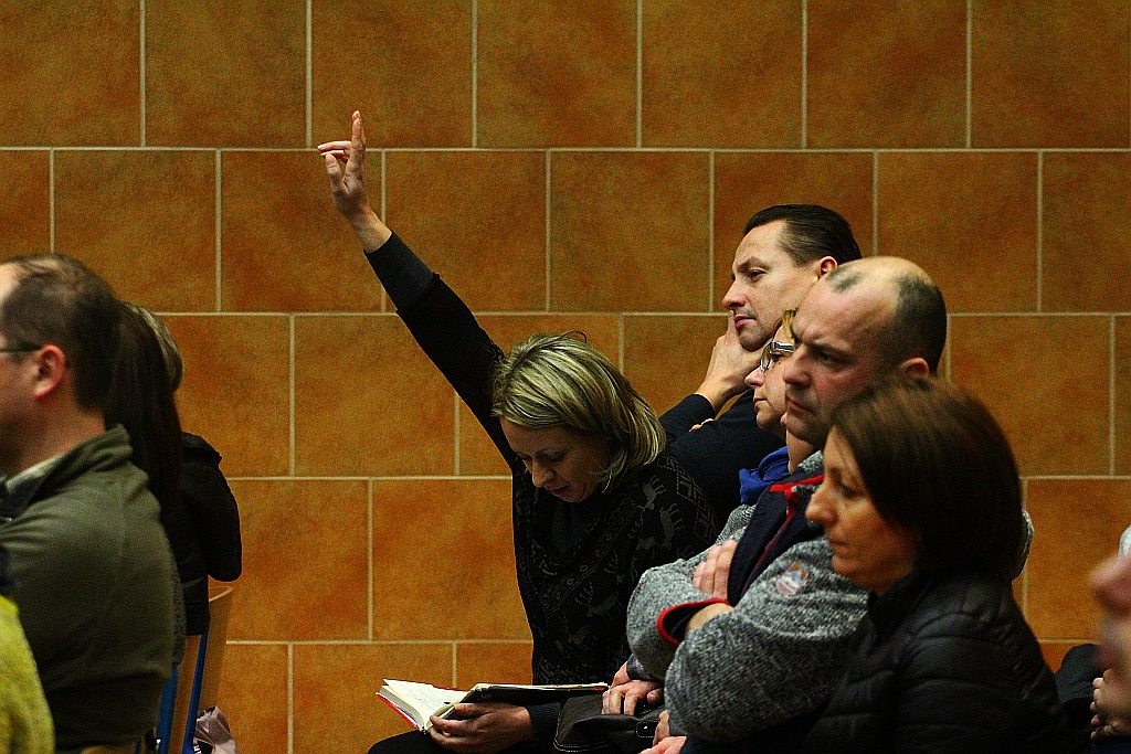 Kurator spotkał się z rodzicami i nauczycielami w Gimnazjum nr 5