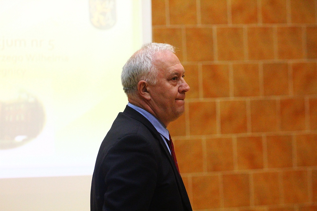 Kurator spotkał się z rodzicami i nauczycielami w Gimnazjum nr 5