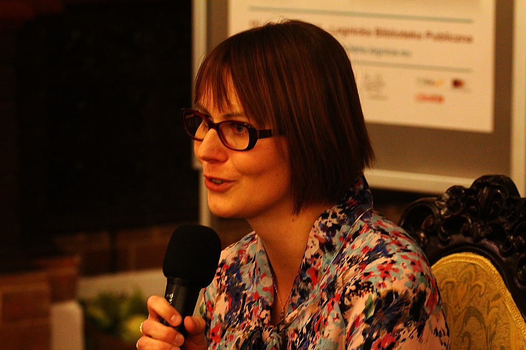 Magdalena Trubowicz gościła w legnickiej bibliotece