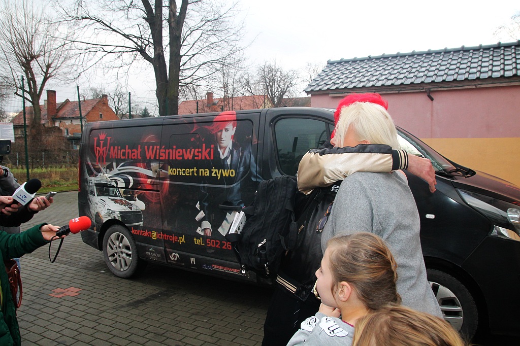 Michał Wiśniewski odwiedził Dom Dziecka przy ul. Wandy