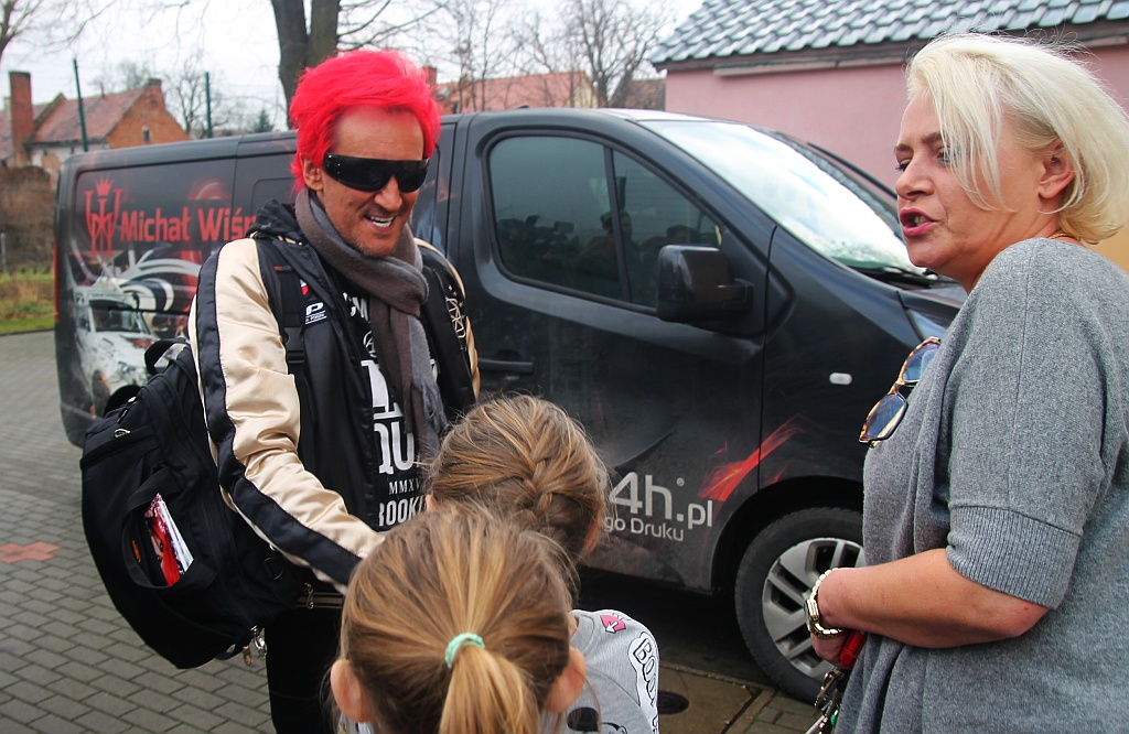 Michał Wiśniewski odwiedził Dom Dziecka przy ul. Wandy