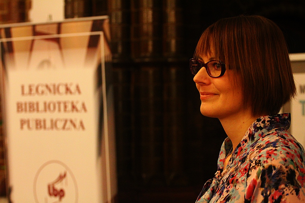 Magdalena Trubowicz gościła w legnickiej bibliotece