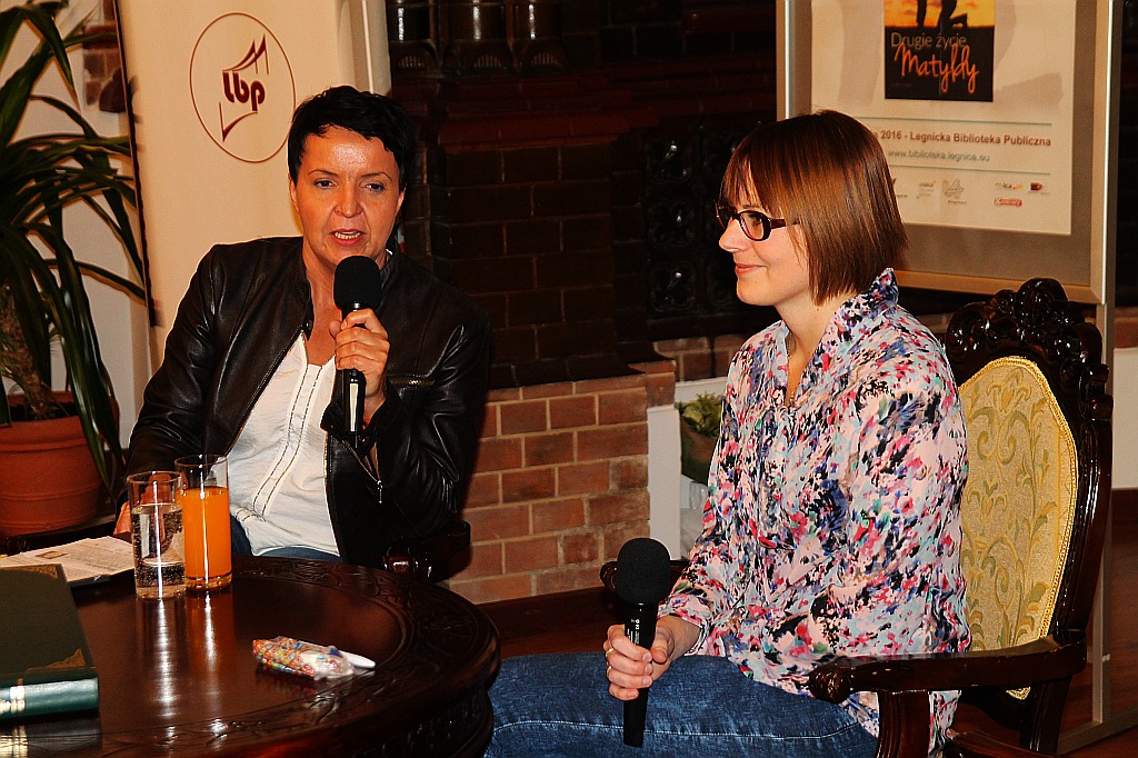 Magdalena Trubowicz gościła w legnickiej bibliotece