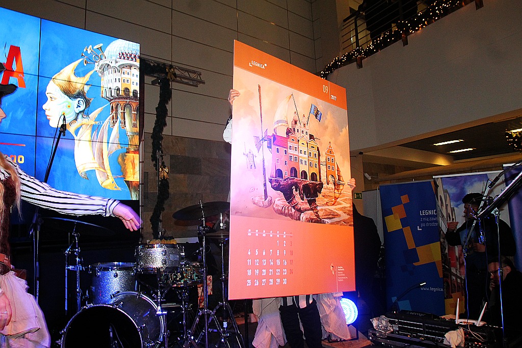 Tłumy legniczan zjawiły się na promocji kalendarza miejskiego