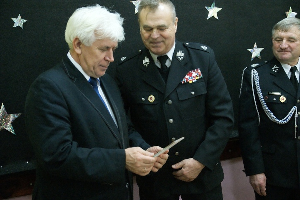 Józef Giedrojć świętował 40-lecie na stanowisku komendanta OSP