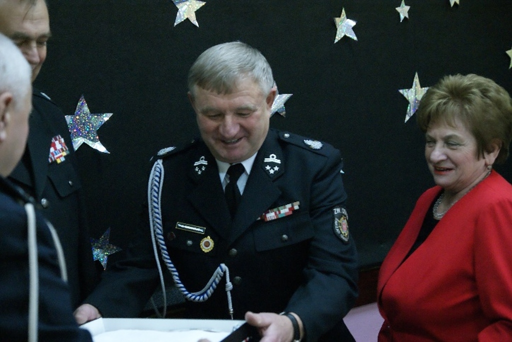 Józef Giedrojć świętował 40-lecie na stanowisku komendanta OSP