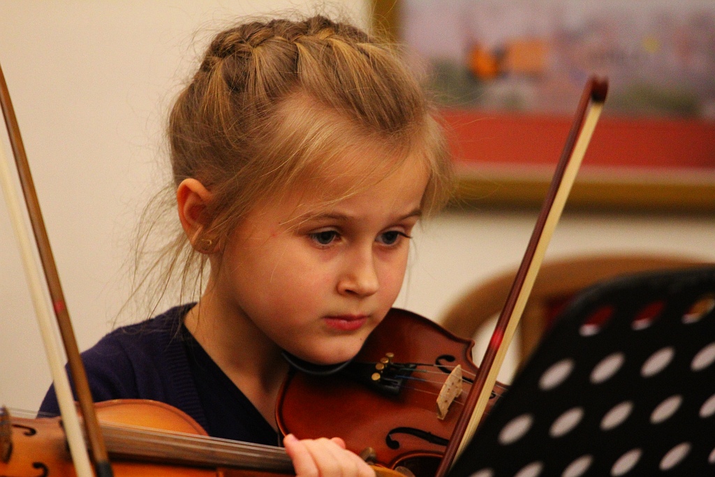 Grudniowy wtorek muzyczny w wykonaniu uczniów  muzycznej