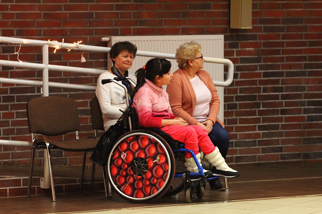 Spotkanie opłatkowe osób niepełnosprawnych w CS JP II
