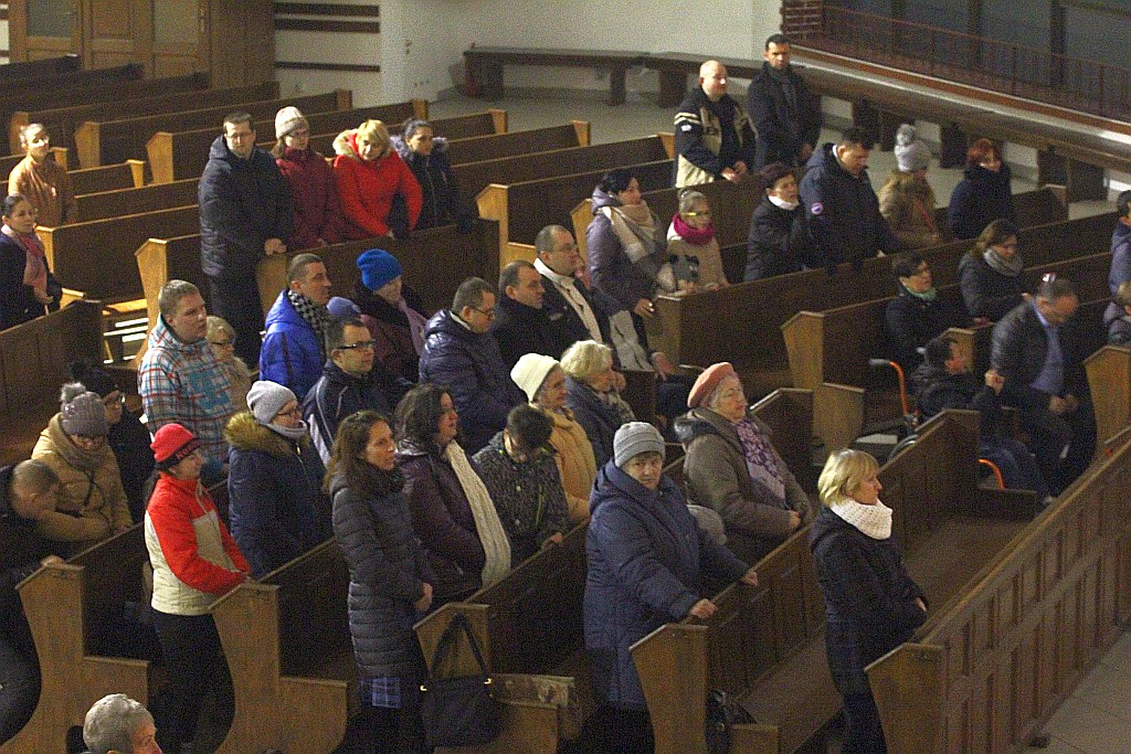 Spotkanie opłatkowe osób niepełnosprawnych w CS JP II
