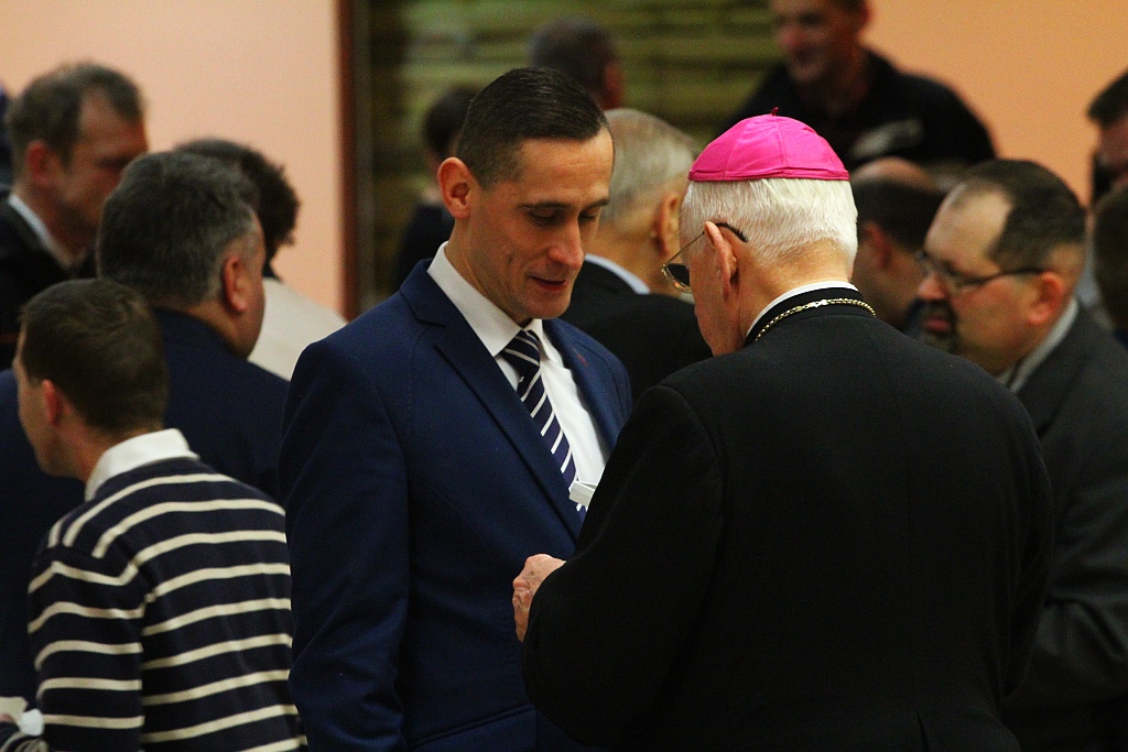 Spotkanie opłatkowe osób niepełnosprawnych w CS JP II
